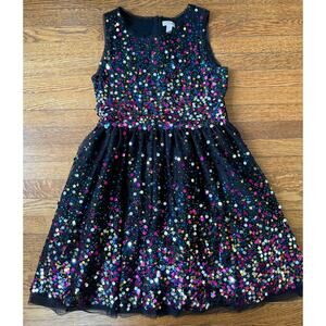 Cat & Jack Girls' Sequin Party Dress Size 14-16
